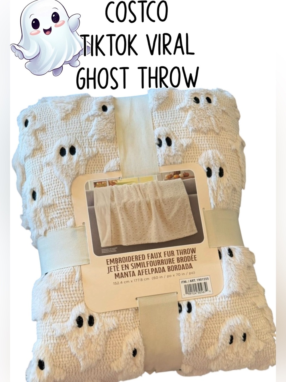 👻COSTCO TikTok VIRAL GHOST THROW